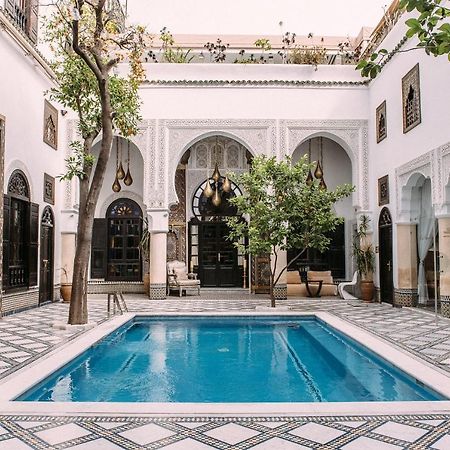 Riad Maison Bleue And Spa Fez Bagian luar foto