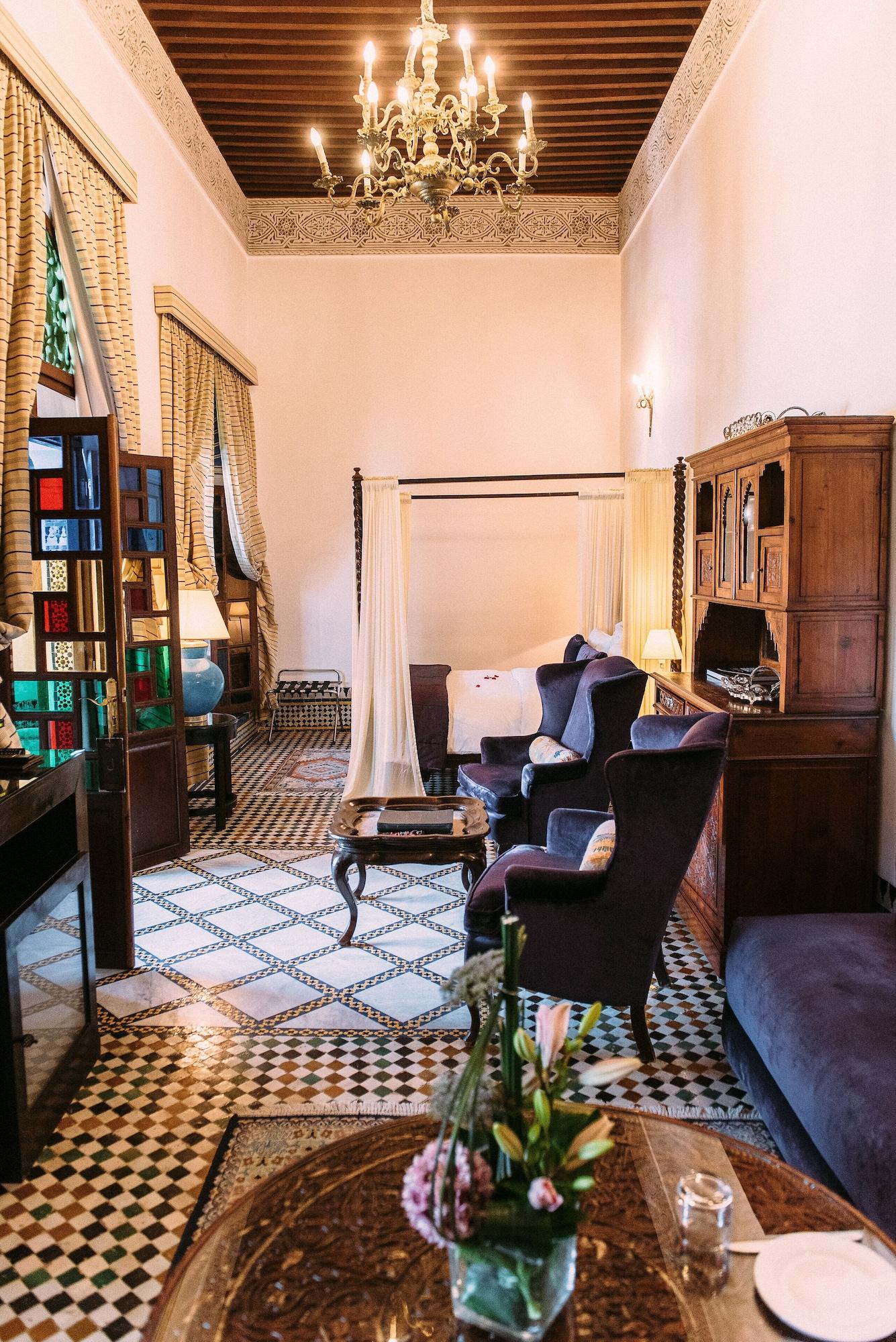 Riad Maison Bleue And Spa Fez Bagian luar foto