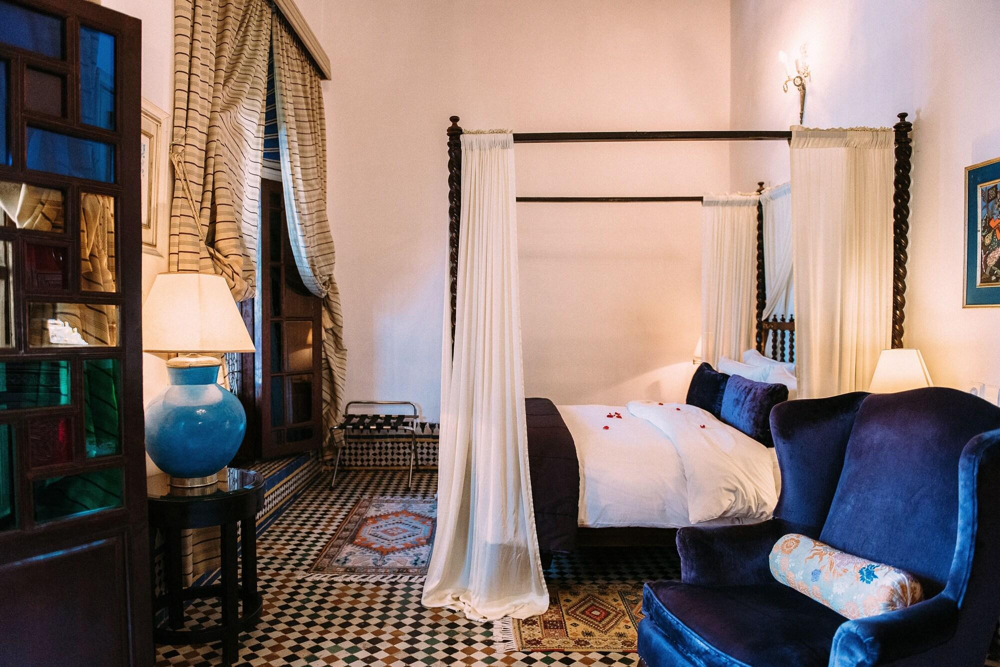 Riad Maison Bleue And Spa Fez Bagian luar foto