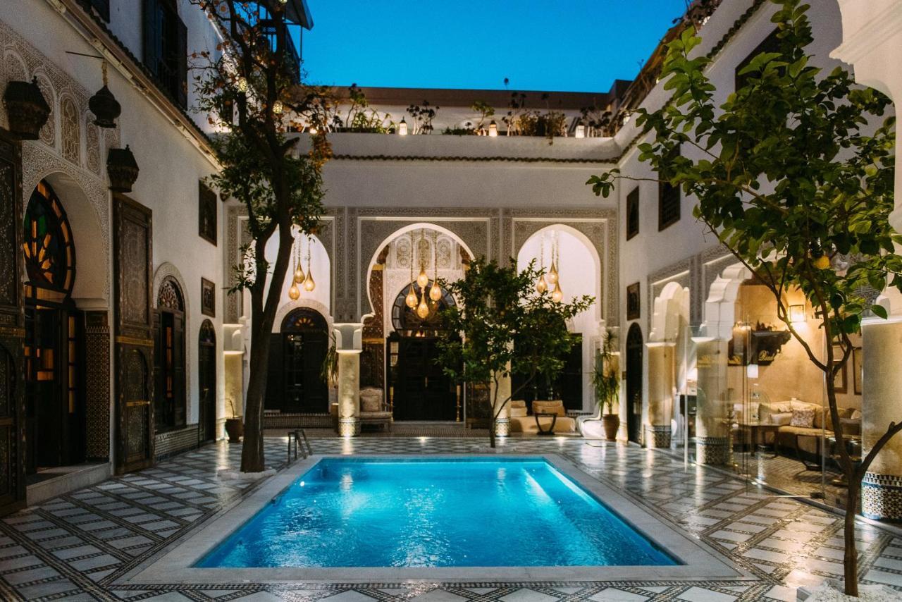 Riad Maison Bleue And Spa Fez Bagian luar foto